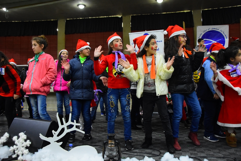 Saint Vincent de paul celebrating Christmas at Jesus & Mary school